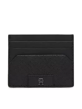 Картхолдер Th Monogram Cc Holder Tommy Hilfiger, черный
