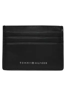 Картхолдер Tommy Hilfiger Th Spw Leather Cc Holder AM0AM11845, черный