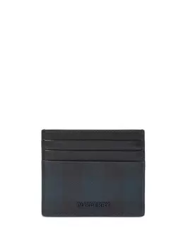 Картхолдер в клетку Burberry, синий