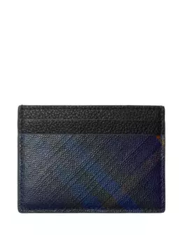 Картхолдер в клетку BURBERRY, синий