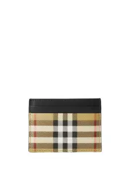 Картхолдер в клетку Vintage Check BURBERRY, нейтральный