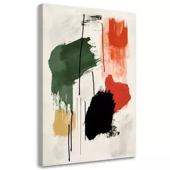 Картина арт-принт KUNSTLOFT Abstract Color Strokes, многоцветный