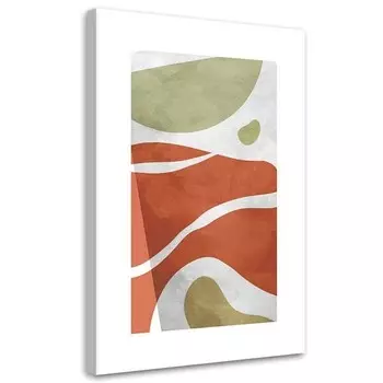 Картина арт-принт KUNSTLOFT Earth Tones 2, зеленый