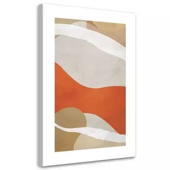 Картина арт-принт KUNSTLOFT Earthy Tones 1, оранжевый