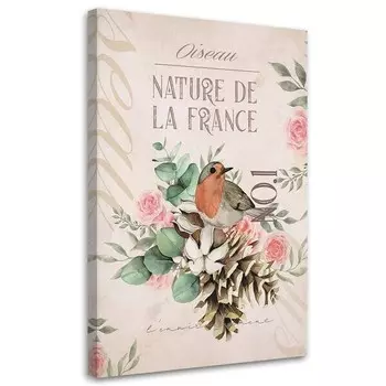 Картина арт-принт KUNSTLOFT Nature de la France, зеленый