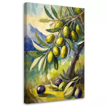 Картина арт-принт KUNSTLOFT Olive Grove Serenity 2, зеленый