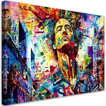 Картина арт-принт KUNSTLOFT Urban Awakening in Color 1, сиреневый