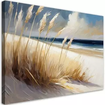 Картина арт-принт KUNSTLOFT Whispers of the Shore 2, желтый