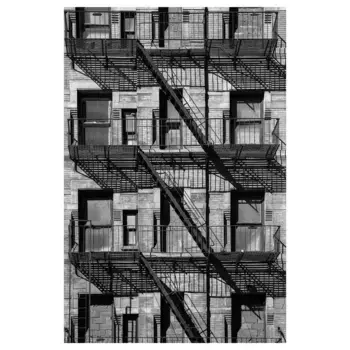 Картина, балконы, 78х118 см, BJRKSTA IKEA
