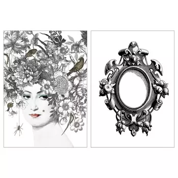 Картина, бежевый стиль, 50х70 см, PJTTERYD IKEA