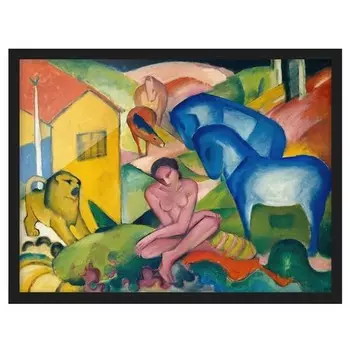 Картина Bilderwelten Franz Marc Der Traum I, разноцветный