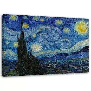 Картина Feeby Sternenklarer nacht Van Gogh, синий