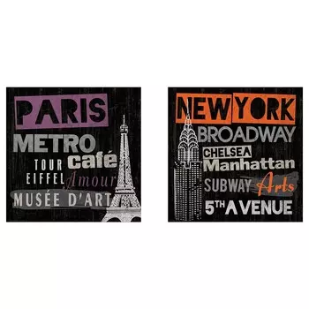 Картина, города, 50х50 см ,мультиколор, BILD IKEA