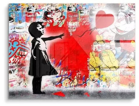 Картина из акрилового стекла ArtMind Flying Love, многоцветный