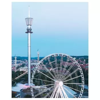 Картина, Колесо обозрения, Гетеборг, 40х50 см ,мультиколор, BILD IKEA
