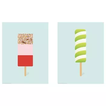 Картина, леденец II, 30х40 см ,мультиколор, BILD IKEA