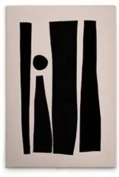 Картина на холсте A.S. Cration Abstract 1 цвет cremeschwarz