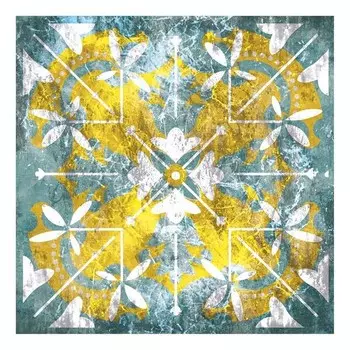 Картина на холсте A.S. Cration Ambience цвет gelb/blau