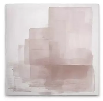 Картина на холсте A.S. Cration Block Print 3 цвет weissrosa