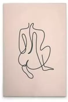 Картина на холсте A.S. Cration Bodyline 3 цвет cremeschwarzbeige