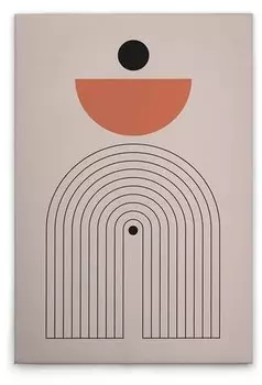 Картина на холсте A.S. Cration Boho 3 цвет grauschwarzorange