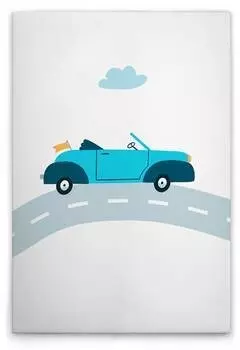 Картина на холсте A.S. Cration Cars 2 цвет weissblaugraugelb