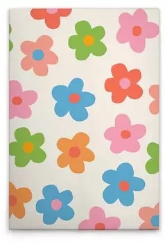 Картина на холсте A.S. Cration Flowers цвет cremeweissbunt