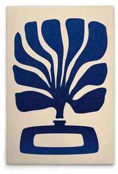 Картина на холсте A.S. Cration Ink 2 цвет cremebeigeblau