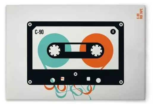 Картина на холсте A.S. Cration Mixtape цвет cremeschwarzorangeblau