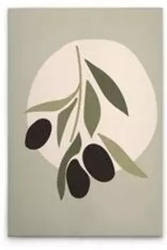 Картина на холсте A.S. Cration Olive 1 цвет grncremeschwarz