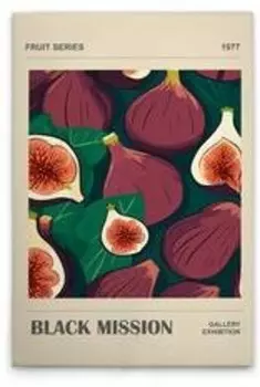 Картина на холсте A.S. Cration Sugar Fig цвет beigeviolettgrnrot