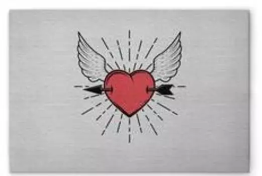 Картина на холсте A.S. Cration tattoo you 1 цвет graurotschwarzweiss