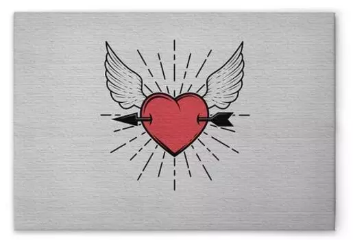 Картина на холсте A.S. Cration tattoo you 1 цвет graurotschwarzweiss