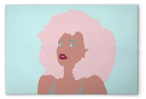 Картина на холсте A.S. Cration Whitney 1 цвет grnrosabraunschwarz