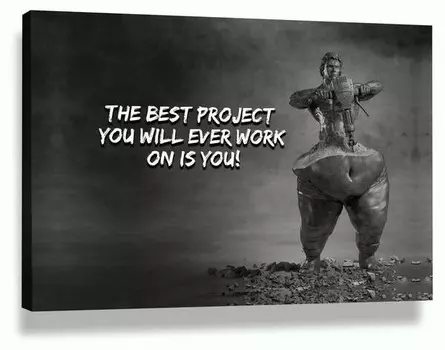 Картина на холсте Hustling Sharks Du bist wichtig!, черный