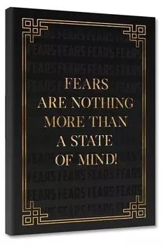 Картина на холсте Hustling Sharks Fears, черный