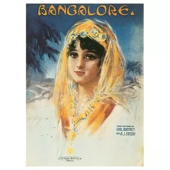 Картина на холсте LegendArte Bangalore, многоцветный