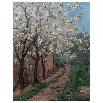 Картина на холсте LegendArte Cherry Blossom, многоцветный