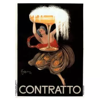 Картина на холсте LegendArte Contratto, многоцветный