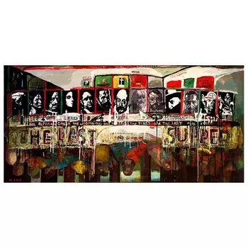 Картина на холсте LegendArte Das Abendmahl, многоцветный