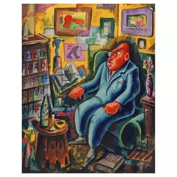 Картина на холсте LegendArte Der Snob, многоцветный