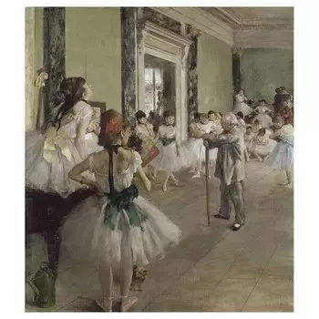 Картина на холсте LegendArte Der Tanzunterricht, многоцветный