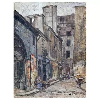 Картина на холсте LegendArte Die Strae Taille-Pain, многоцветный