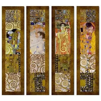 Картина на холсте LegendArte Gemlde von Klimt, многоцветный