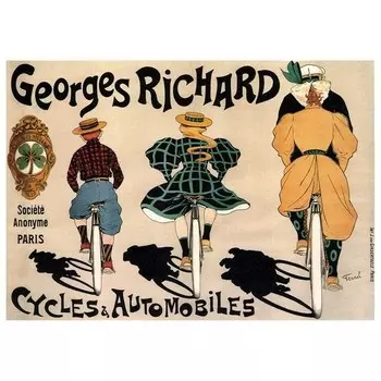 Картина на холсте LegendArte Georges Richard, многоцветный