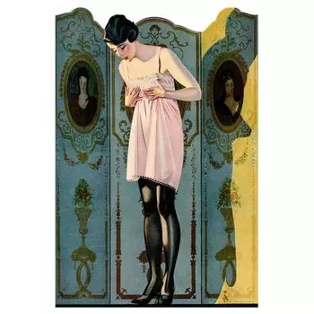 Картина на холсте LegendArte Luxit Hosiery Ad, 1920, многоцветный