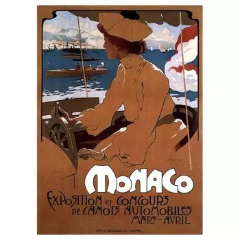 Картина на холсте LegendArte Monaco, многоцветный