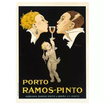 Картина на холсте LegendArte Porto Ramos-Pinto, многоцветный