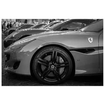 Картина на холсте LegendArte Sportautos No. 1, серый