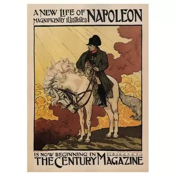 Картина на холсте LegendArte The Century Magazine, многоцветный